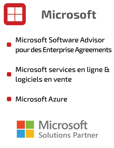 Microsoft Software Advisor pour des Enterprise Agreements Microsoft services en ligne et logiciels en ventre Microsoft Azure